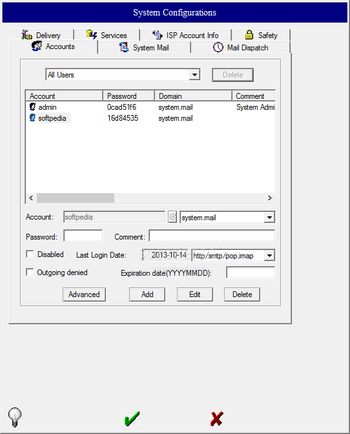 WinWebMail Server screenshot 3
