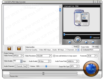 WinX 3GP PDA MP4 Video Converter screenshot 3