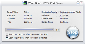 WinX Bluray DVD iPad Ripper screenshot 9
