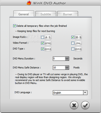 WinX DVD Author screenshot 7
