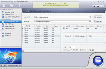 WinX DVD Copy Pro screenshot 4