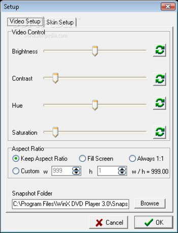 WinX DVD Player screenshot 2