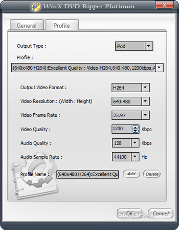 WinX DVD Ripper Platinum screenshot 6