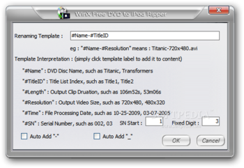 WinX DVD to iPod Ripper screenshot 2