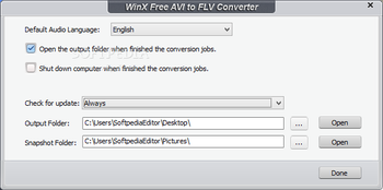WinX Free AVI to FLV Converter screenshot 9