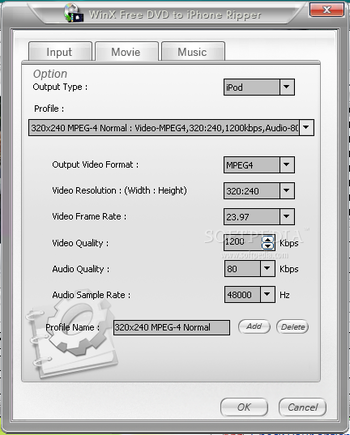 WinX Free DVD to iPhone Ripper screenshot 2