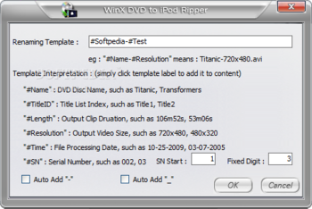 WinX Free DVD to iPod Ripper screenshot 4