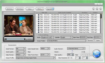WinX Free DVD to MP4 Ripper screenshot 2