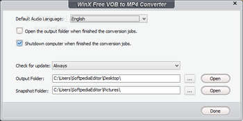WinX Free DVD to VOB Ripper screenshot 8