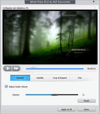 WinX Free FLV to AVI Converter screenshot 4