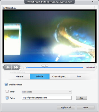 WinX Free FLV to iPhone Converter screenshot 2