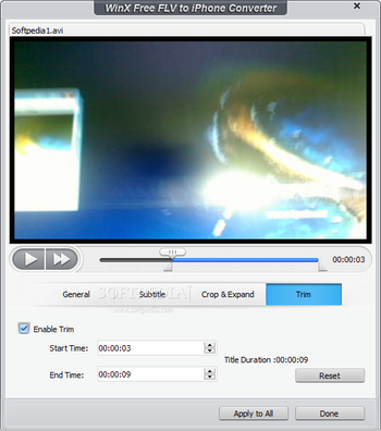 WinX Free FLV to iPhone Converter screenshot 4