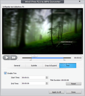 WinX Free FLV to MP4 Converter screenshot 7