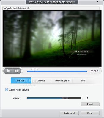 WinX Free FLV to MPEG Converter screenshot 4
