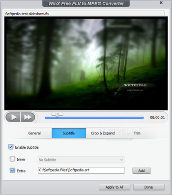 WinX Free FLV to MPEG Converter screenshot 5