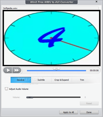 WinX Free WMV to AVI Converter screenshot 4