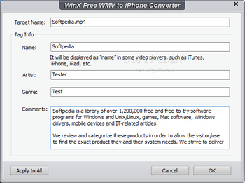 WinX Free WMV to iPhone Converter screenshot 8