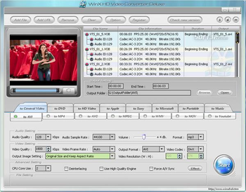 WinX HD Video Converter Deluxe screenshot 4