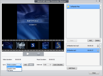 WinX HD Video Converter Deluxe screenshot 3