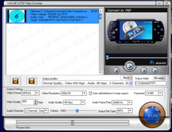 WinX IPOD 3GP PSP PDA MP4 Video Converter screenshot 2