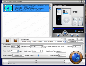 WinX IPOD PDA MP4 Video Converter screenshot 2