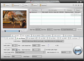 WinX Video Converter Platinum screenshot 2