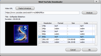 WinX YouTube Downloader screenshot 2