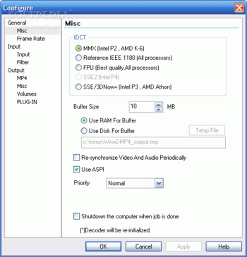 WinXMedia DVD MP4 Video Converter screenshot 2