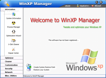 WinXP Manager screenshot