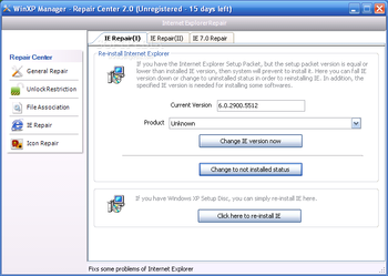 WinXP Manager screenshot 10