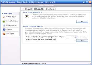 WinXP Manager screenshot 11