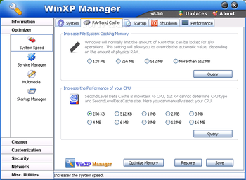 WinXP Manager screenshot 15