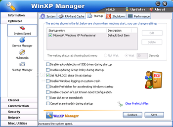 WinXP Manager screenshot 16