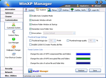 WinXP Manager screenshot 34