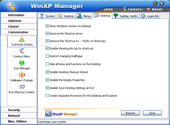 WinXP Manager screenshot 36