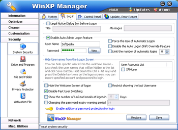 WinXP Manager screenshot 44