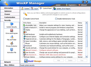 WinXP Manager screenshot 45