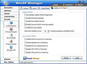 WinXP Manager screenshot 46