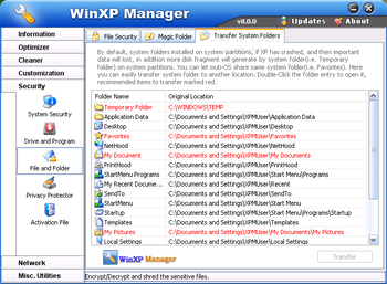 WinXP Manager screenshot 50