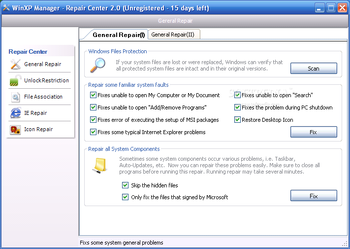 WinXP Manager screenshot 6