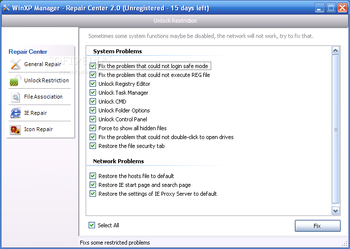 WinXP Manager screenshot 8