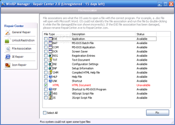 WinXP Manager screenshot 9