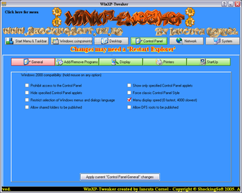 WinXP-Tweaker screenshot 15