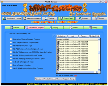 WinXP-Tweaker screenshot 16