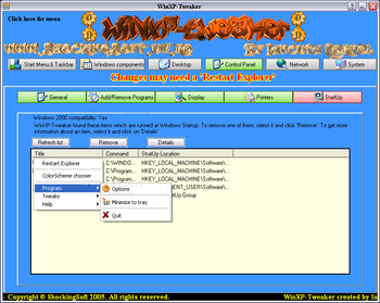 WinXP-Tweaker screenshot 19