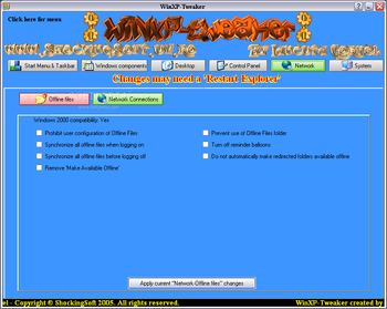 WinXP-Tweaker screenshot 20