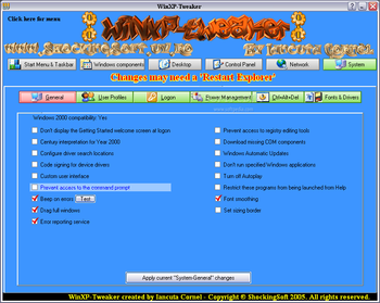 WinXP-Tweaker screenshot 22