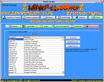 WinXP-Tweaker screenshot 27