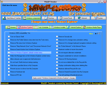 WinXP-Tweaker screenshot 4