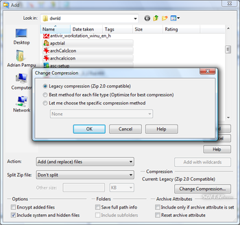 WinZip screenshot 3